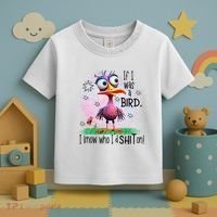 If I Was A Bird I Know Who ID Shit On Toddler T-Shirt thumb 3