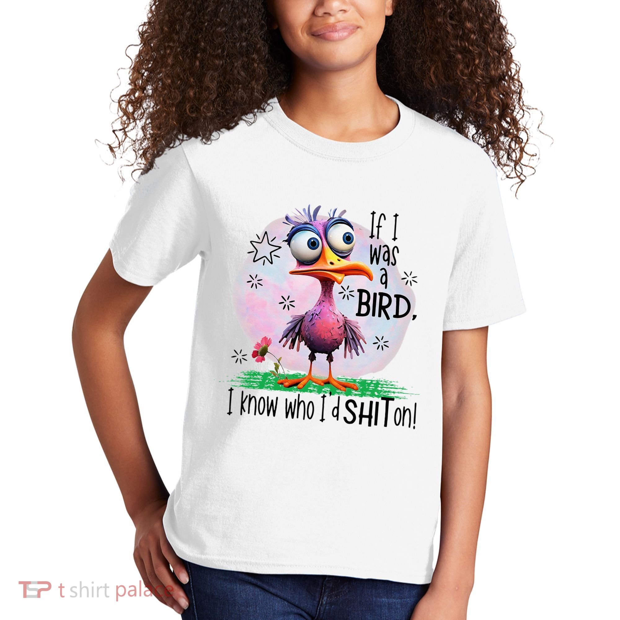 If I Was A Bird I Know Who ID Shit On Kids T-Shirt