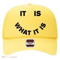 It Is What It Is Smiley Face Hat thumb 0