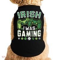 Irish I Was Gaming St Patricks Day Gamer Lucky Irish Gaming Doggie Tank thumb 0