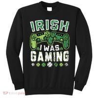 Irish I Was Gaming St Patricks Day Gamer Lucky Irish Gaming Sweatshirt thumb 0