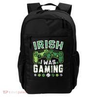 Irish I Was Gaming St Patricks Day Gamer Lucky Irish Gaming Backpack thumb 0