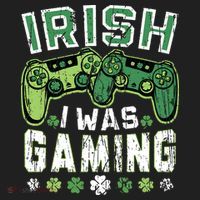 Irish I Was Gaming St Patricks Day Gamer Lucky Irish Gaming Hat thumb 2