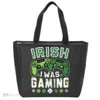 Irish I Was Gaming St Patricks Day Gamer Lucky Irish Gaming Tote Bag thumb 0