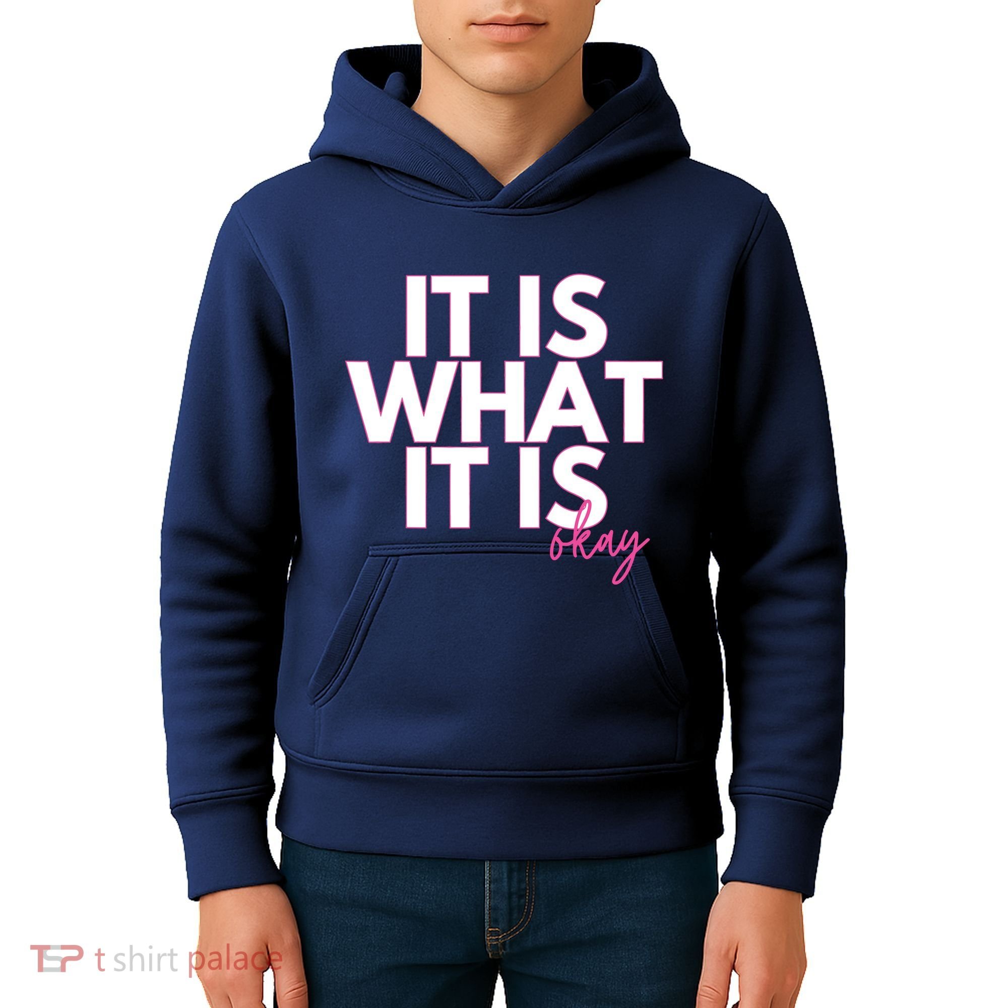 It Is What It Is Okay Kids Hoodie