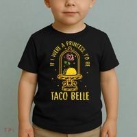 If I Were A Princess Id Be Taco Belle Flower Toddler T-Shirt thumb 2