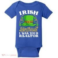 Irish I Was Your Realtor St Patricks Day Lead Generation Cute Gift Baby Bodysuit thumb 0