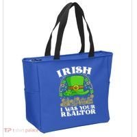 Irish I Was Your Realtor St Patricks Day Lead Generation Cute Gift Tote Bag thumb 2