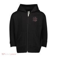 If I Was A Cowboy ID Be The Queen Toddler Zip Fleece Hoodie thumb 0