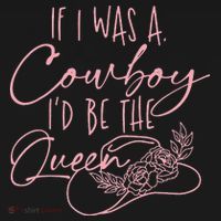 If I Was A Cowboy ID Be The Queen Pom Pom 12in Knit Beanie thumb 2