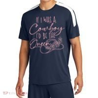If I Was A Cowboy ID Be The Queen Sport-Tek Competitor United Soccer Jersey thumb 0