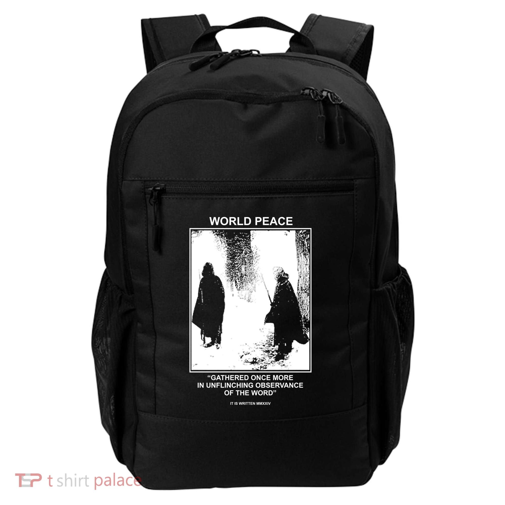 It Is Written Usa Mmxxiv World Peace Gathered Once More Backpack