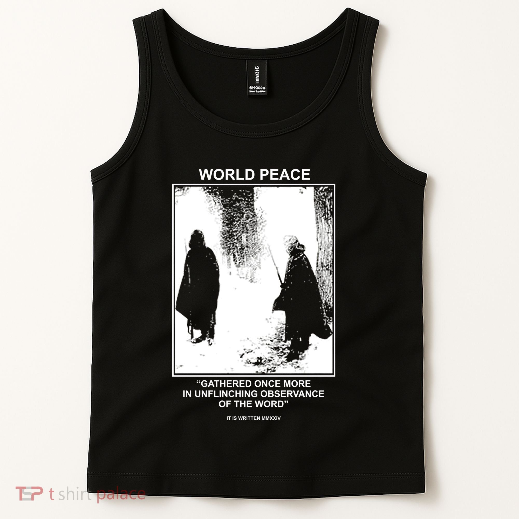 It Is Written Usa Mmxxiv World Peace Gathered Once More Tank Top