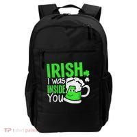 Irish I Was Inside You Sexual Joke St Patricks Day Backpack thumb 0