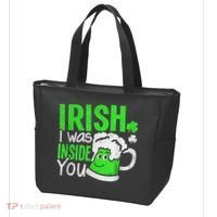 Irish I Was Inside You Sexual Joke St Patricks Day Tote Bag thumb 3