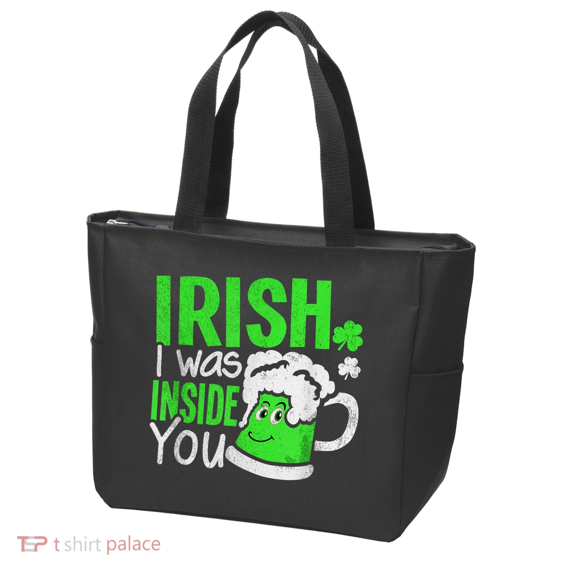 Irish I Was Inside You Sexual Joke St Patricks Day Tote Bag