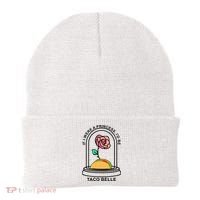 If I Were A Princess I'd Be TacoBelle Funny Meme Beanie thumb 0
