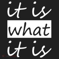 It Is What It Is Golf Towel thumb 3