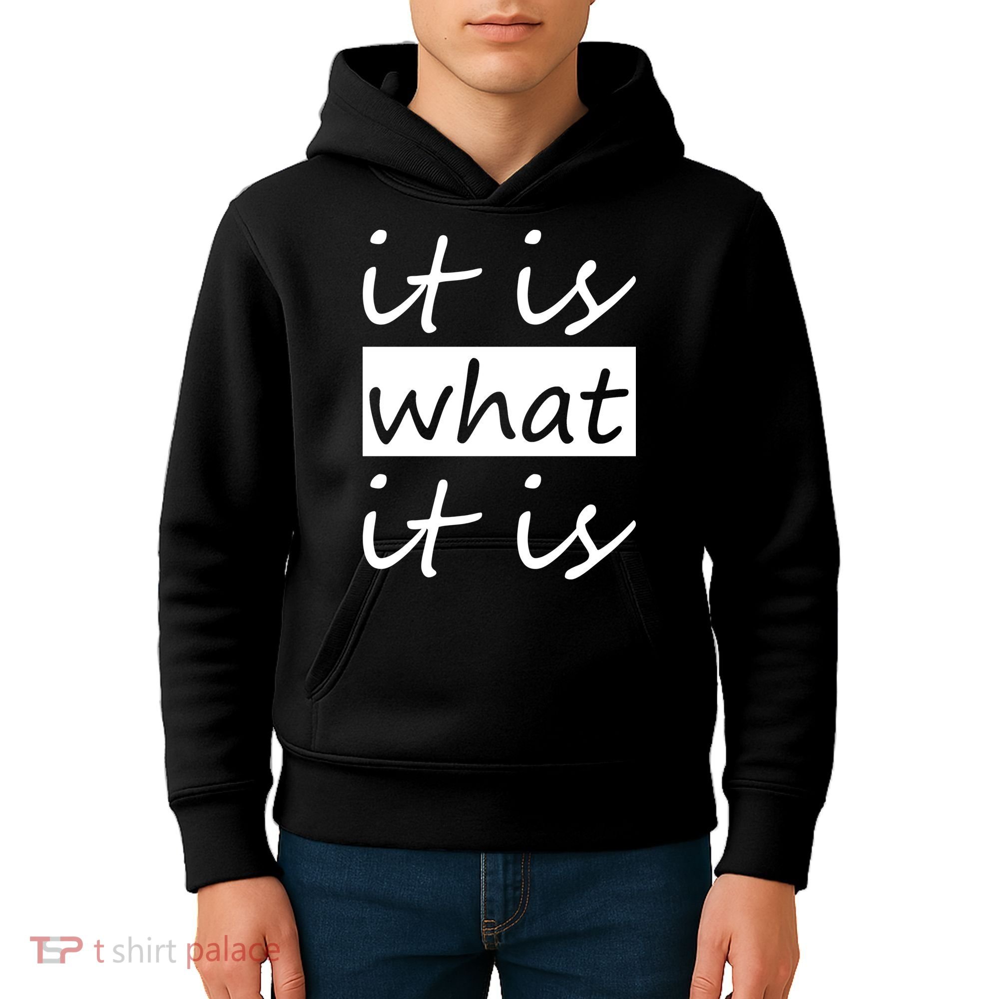 It Is What It Is Kids Hoodie