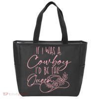 If I Was A Cowboy ID Be The Queen Tote Bag thumb 0