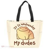 It Is Wednesday My Dudes Frog Funny Tote Bag thumb 0