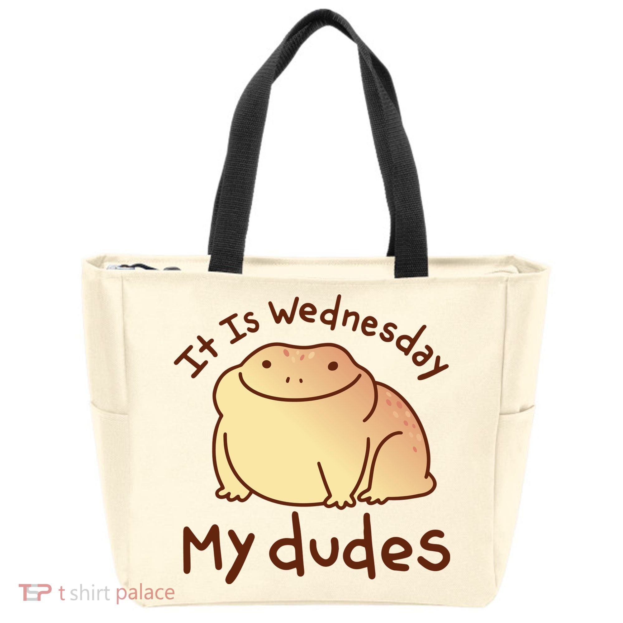 It Is Wednesday My Dudes Frog Funny Tote Bag