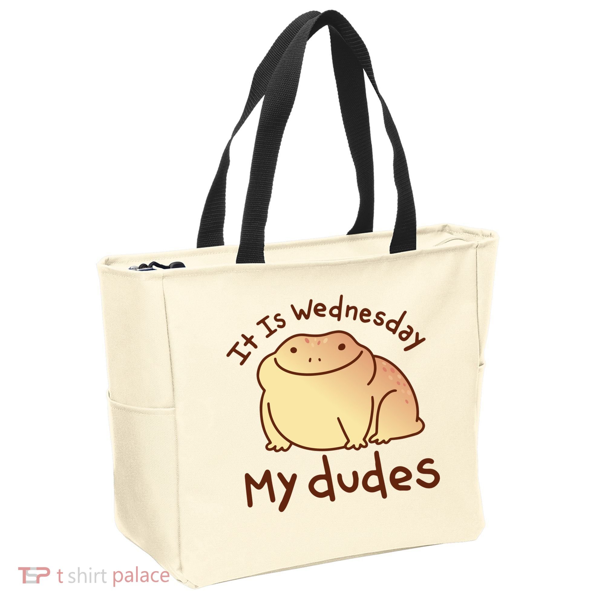 It Is Wednesday My Dudes Frog Funny Tote Bag