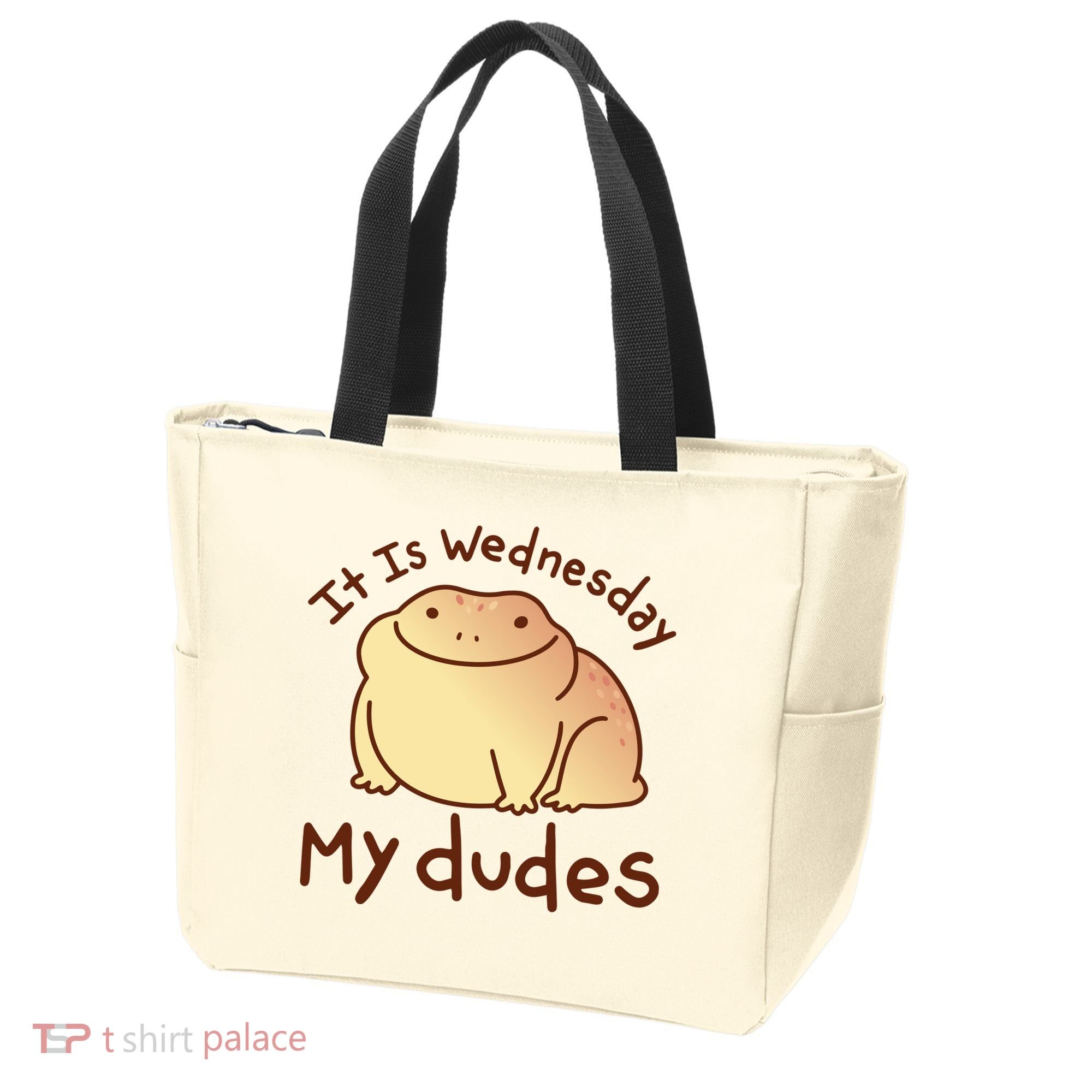 It Is Wednesday My Dudes Frog Funny Tote Bag