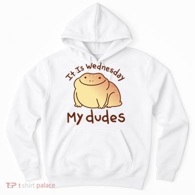 It Is Wednesday My Dudes Frog Funny Hoodie