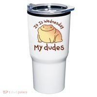 It Is Wednesday My Dudes Frog Funny Tumbler thumb 0