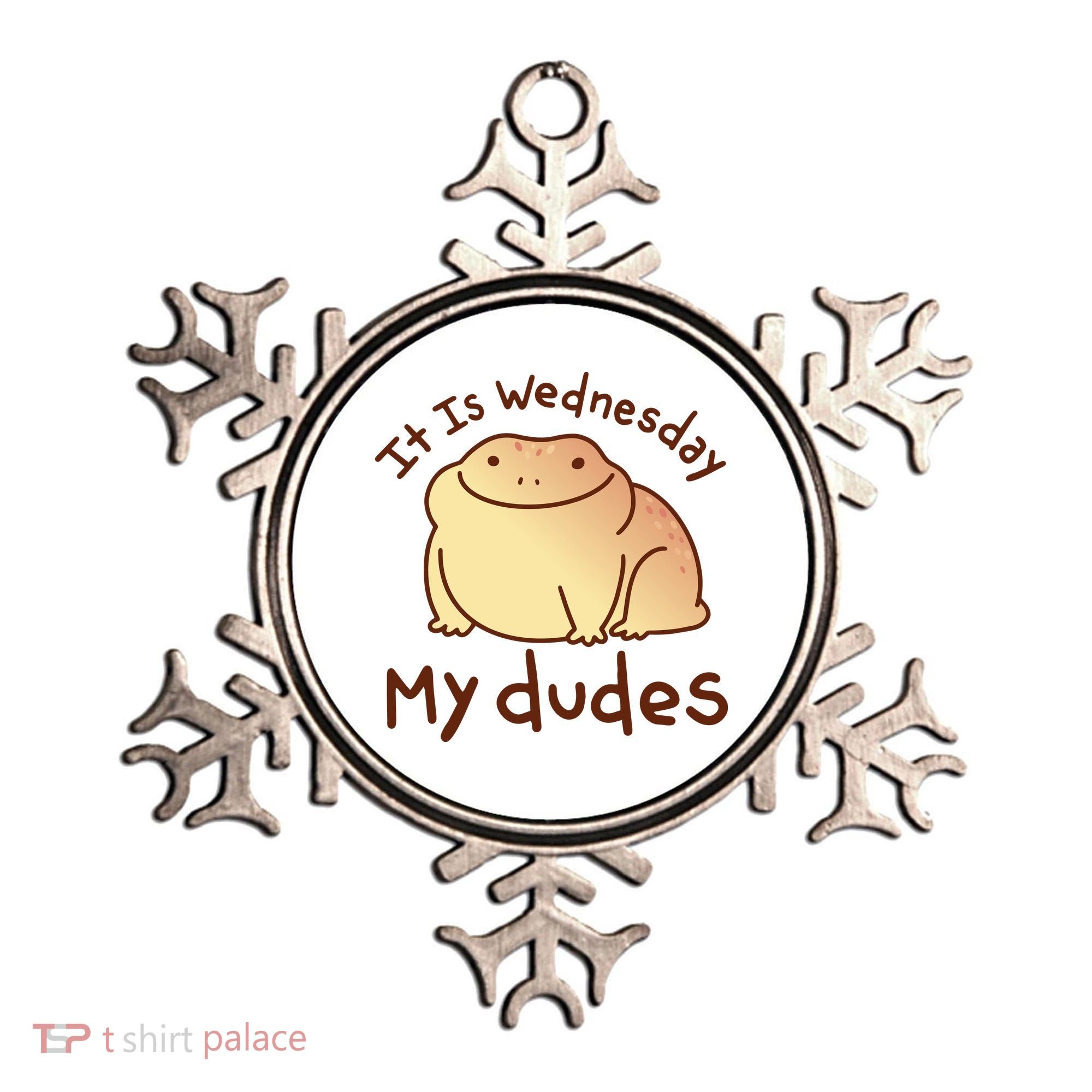 It Is Wednesday My Dudes Frog Funny Ornament