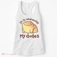 It Is Wednesday My Dudes Frog Funny Women's Tank Top thumb 0
