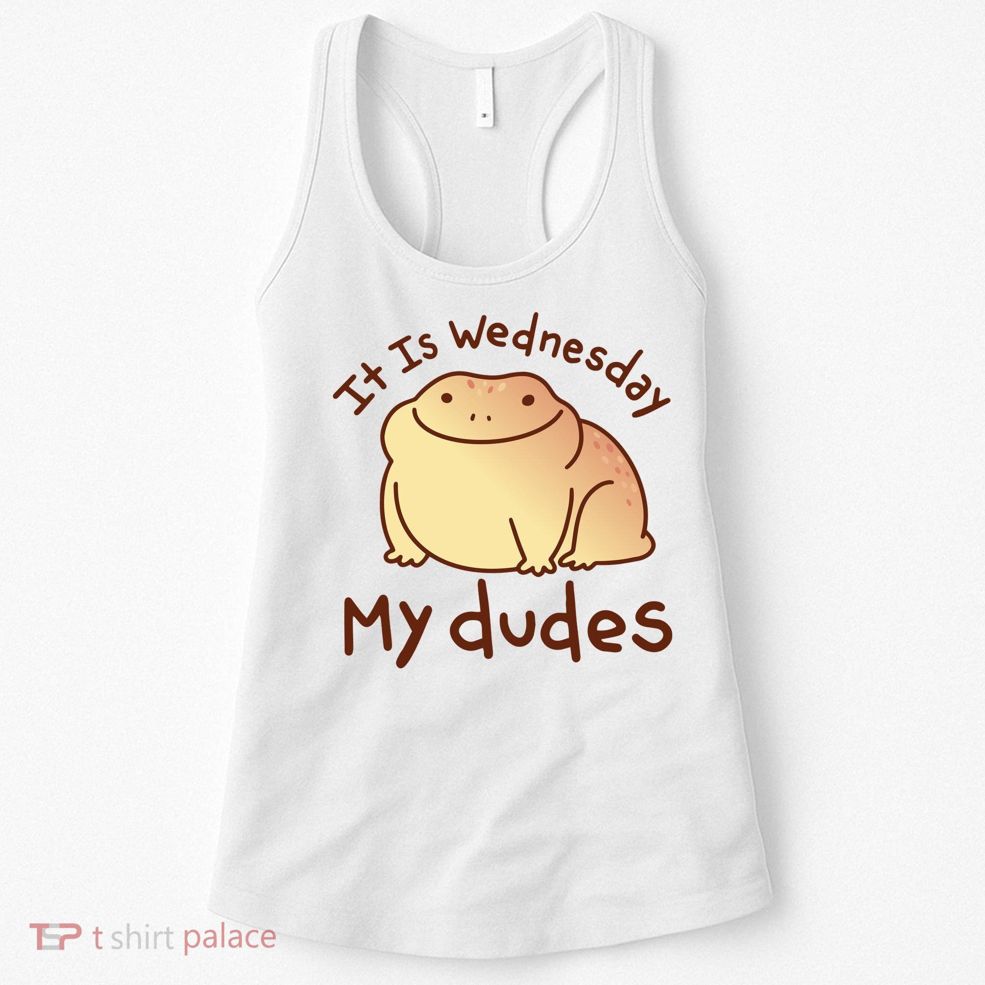 It Is Wednesday My Dudes Frog Funny Women's Tank Top