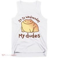 It Is Wednesday My Dudes Frog Funny Tank Top thumb 0