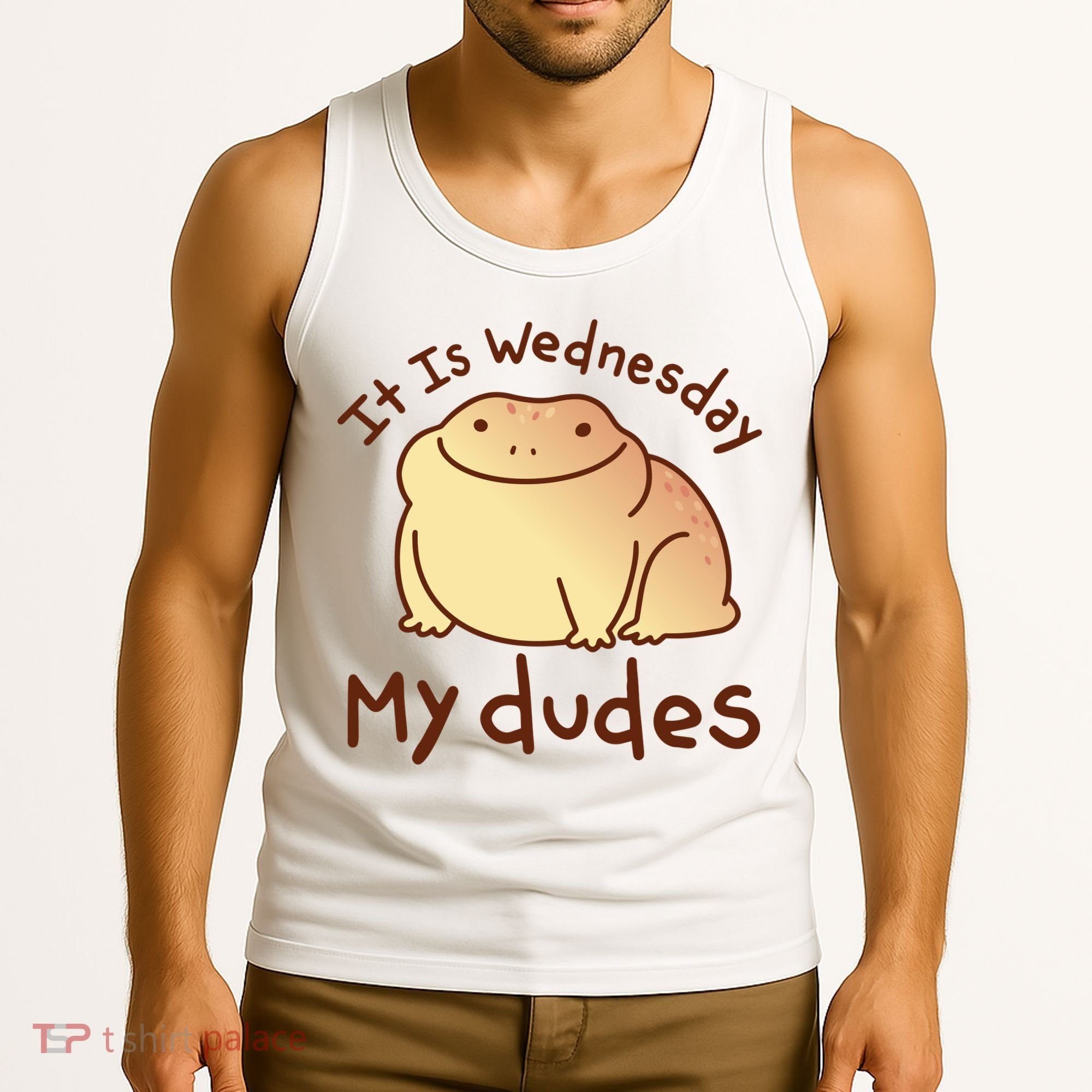 It Is Wednesday My Dudes Frog Funny Tank Top
