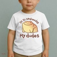 It Is Wednesday My Dudes Frog Funny Toddler T-Shirt thumb 2