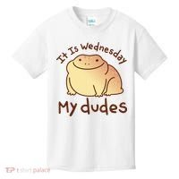 It Is Wednesday My Dudes Frog Funny Kids T-Shirt thumb 0