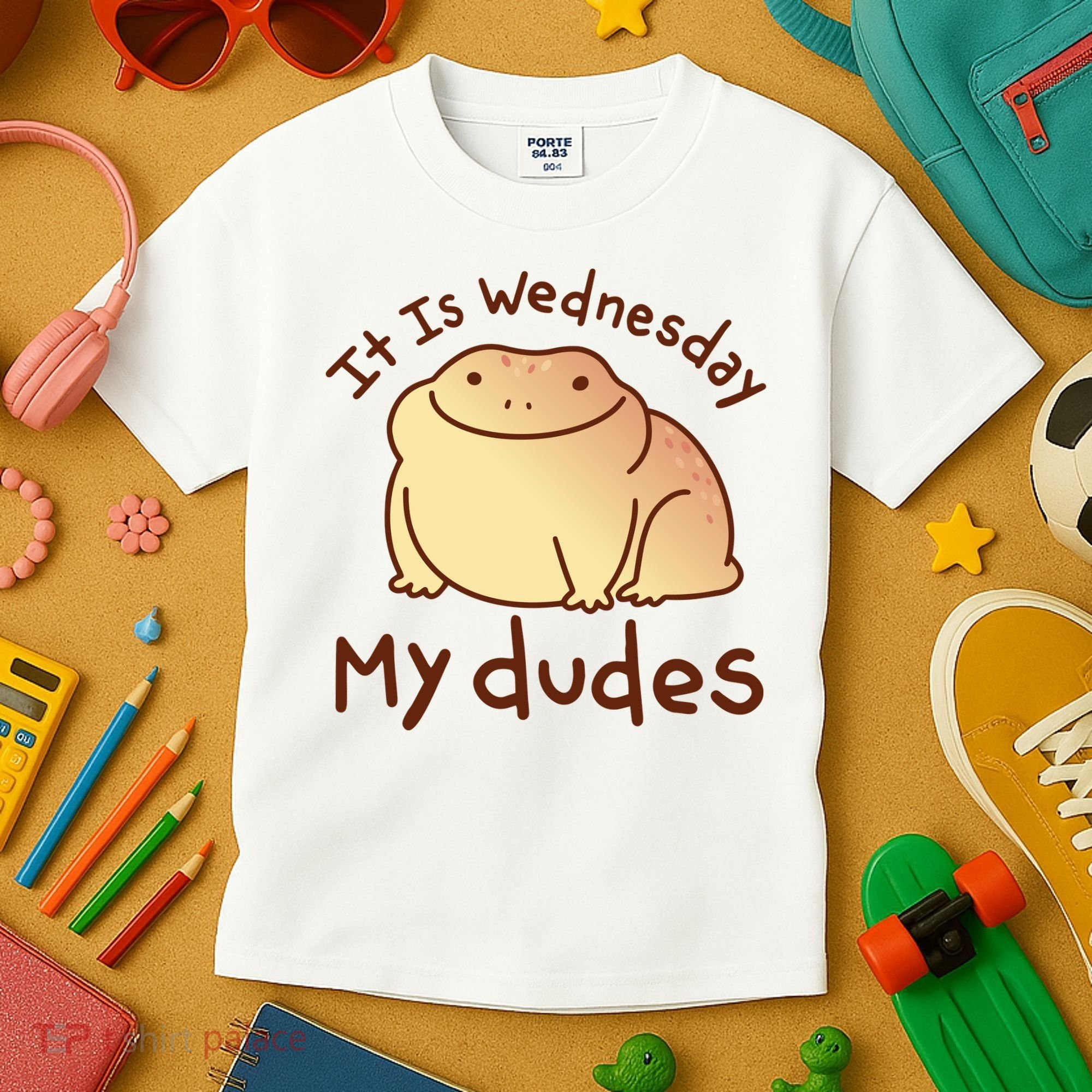 It Is Wednesday My Dudes Frog Funny Kids T-Shirt