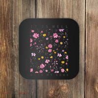 It Is Well With My Soul Floral Coaster thumb 0
