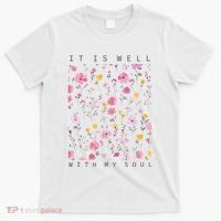 It Is Well With My Soul Floral T-Shirt thumb 0