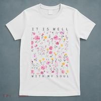 It Is Well With My Soul Floral T-Shirt thumb 5