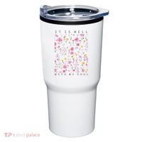 It Is Well With My Soul Floral Tumbler thumb 0