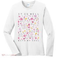 It Is Well With My Soul Floral Women's Long Sleeve Shirt thumb 0