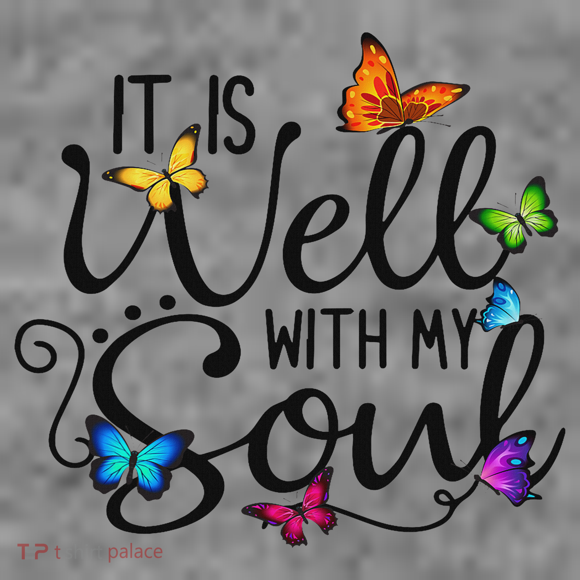 It Is Well With My Soul Christian Hymn Butterfly Art Toddler Hoodie