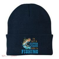 I'm Just A Happier Person When I'm Fishing Beanie thumb 0