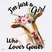 I'm Just A Girl Who Loves Goats Gift Goat Lover Hoodie thumb 2