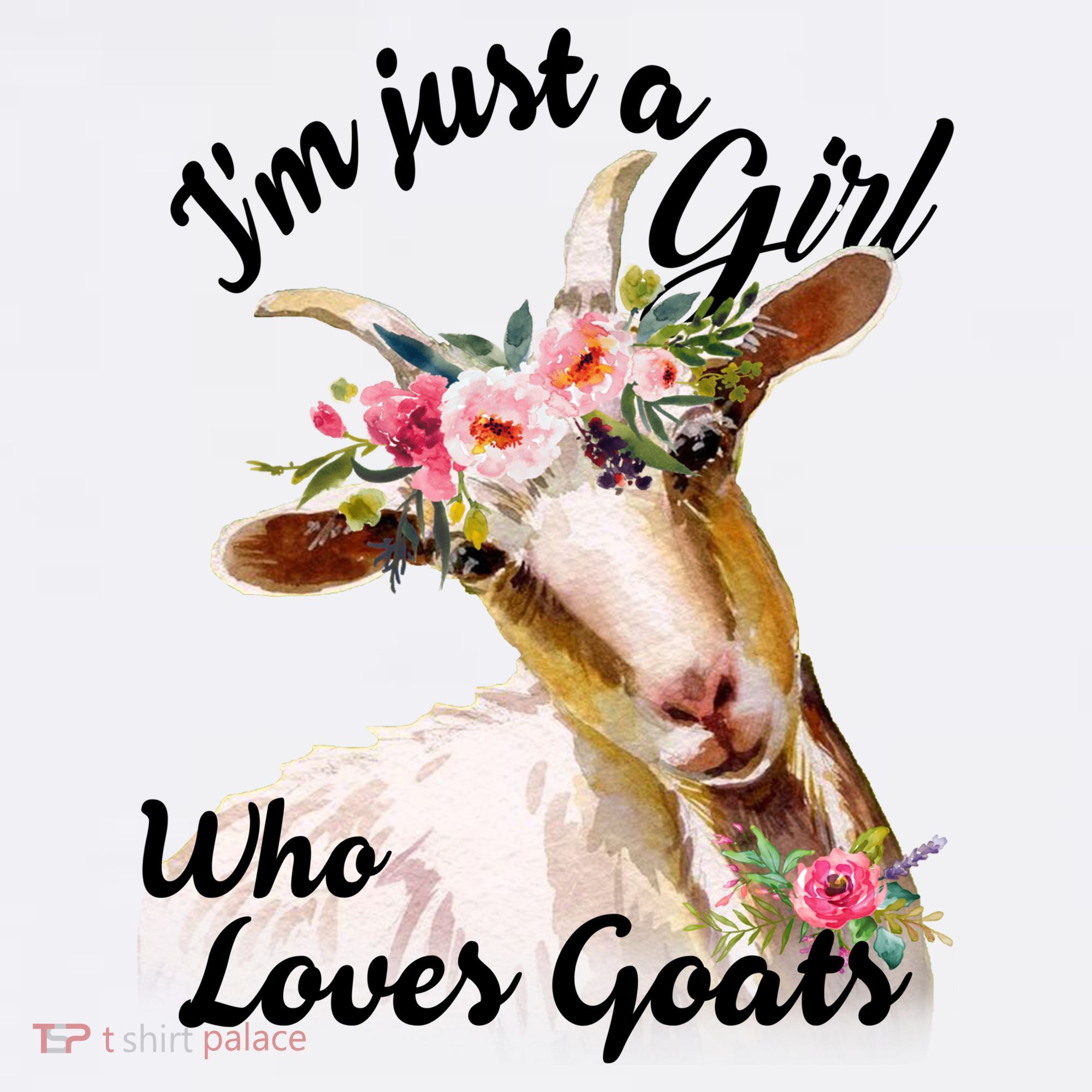 I'm Just A Girl Who Loves Goats Gift Goat Lover Hoodie