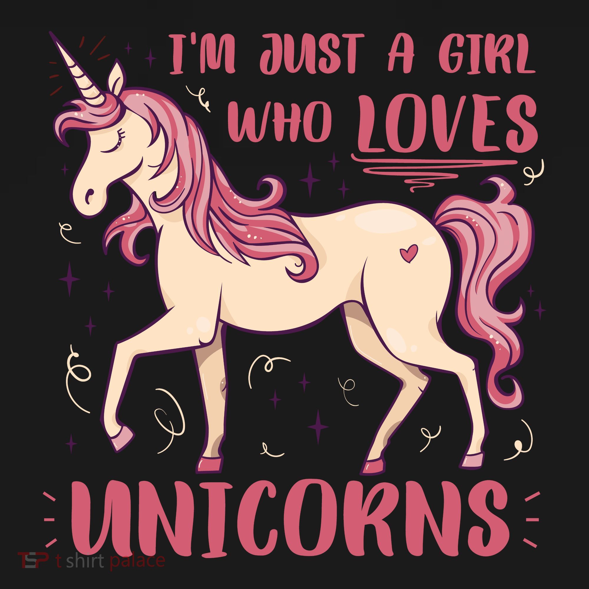 I'm Just A Girl Who Loves Unicorns Hoodie