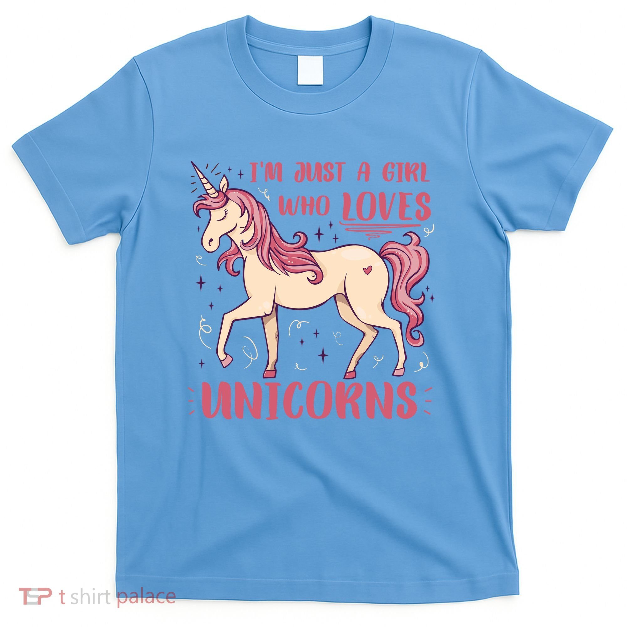 I'm Just A Girl Who Loves Unicorns T-Shirt