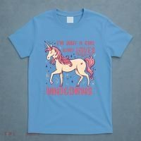 I'm Just A Girl Who Loves Unicorns T-Shirt thumb 4